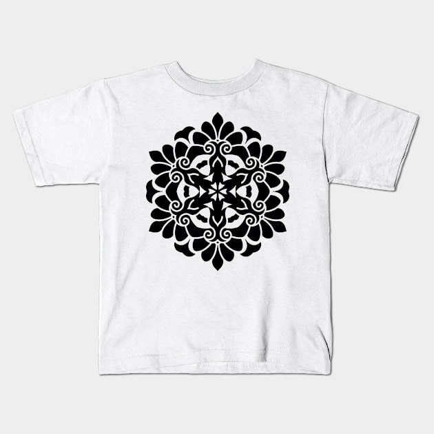 Inspirational MANDALA T-SHIRT MANDALA 048 Kids T-Shirt by abcmandalaclothing